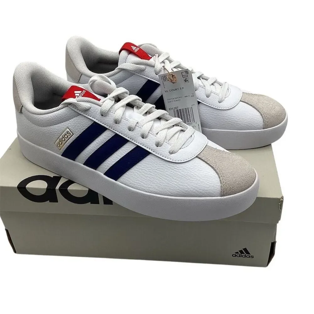 Adidas VL Court 3.0 Men's Sneakers Multicolor Size 10 Athletic‎ Shoes